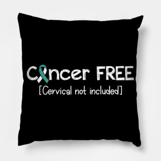 Cancer FREE- Cervical Cancer Gifts Cervical Cancer Awareness Pillow