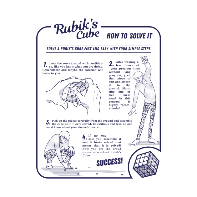 Disover How to solve a Rubik's cube - Rubiks Cube - T-Shirt