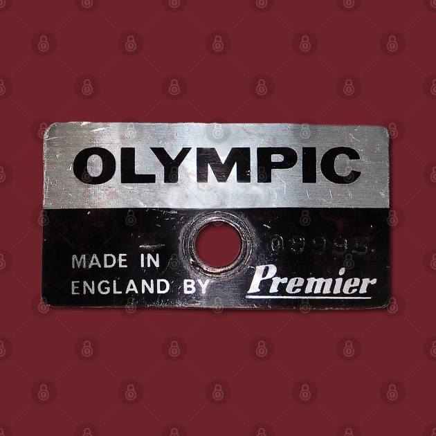 Olympic Premier Retro Drum badge. by karutees