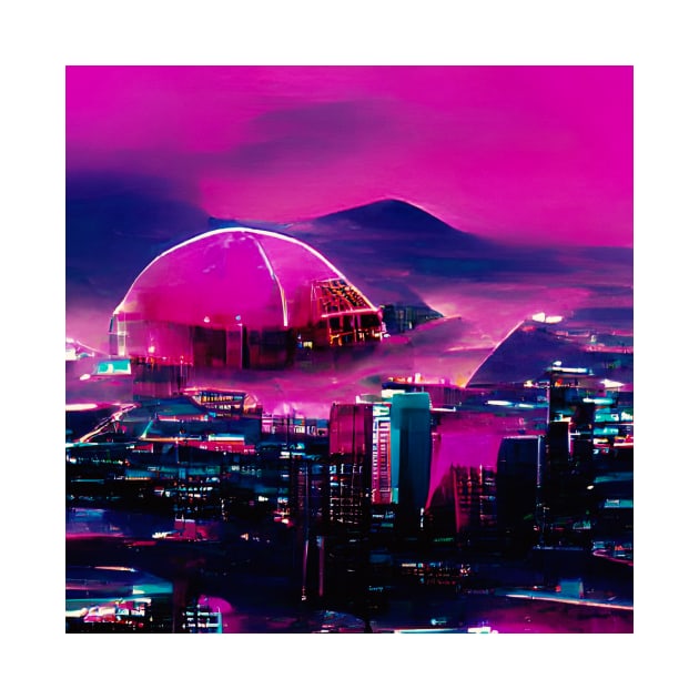 Futuristic Dome City by Mihadom