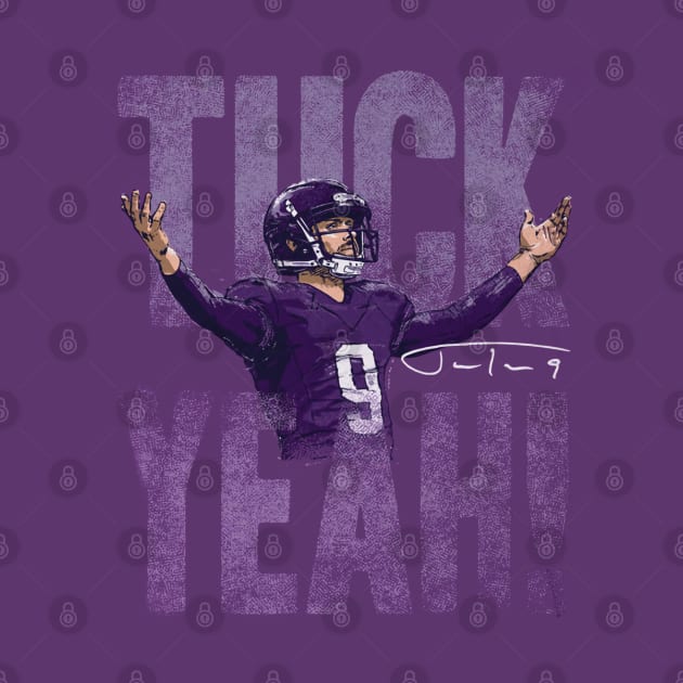 Justin Tucker Baltimore Tuck Yeah Bold by Chunta_Design