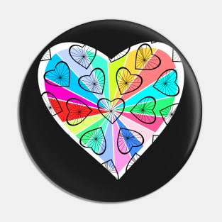 Hearts Pin