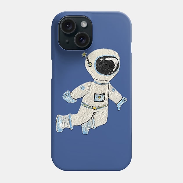 Spaceman Phone Case by ArtbiteCrafts