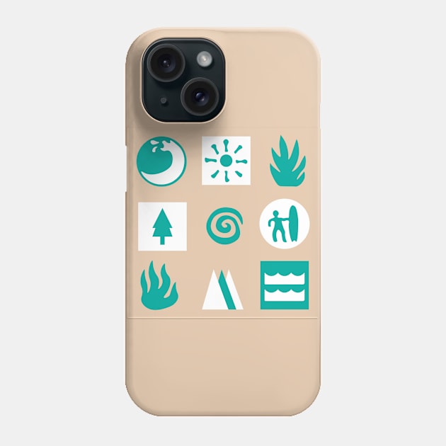 Surfer Geometry Phone Case by PaulStouffer