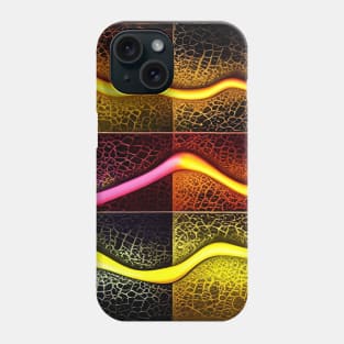 Metallic Matrix Abstract Design Phone Case