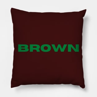 Greenish Brown Pillow