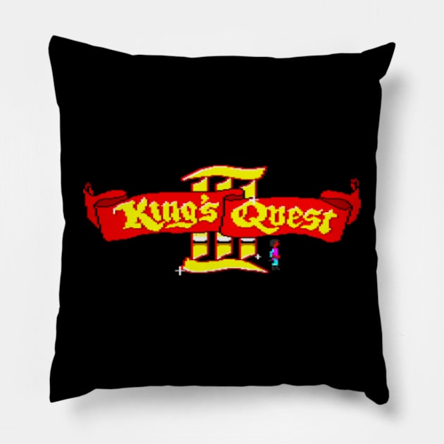 Kings Quest 3 Pillow by iloveamiga