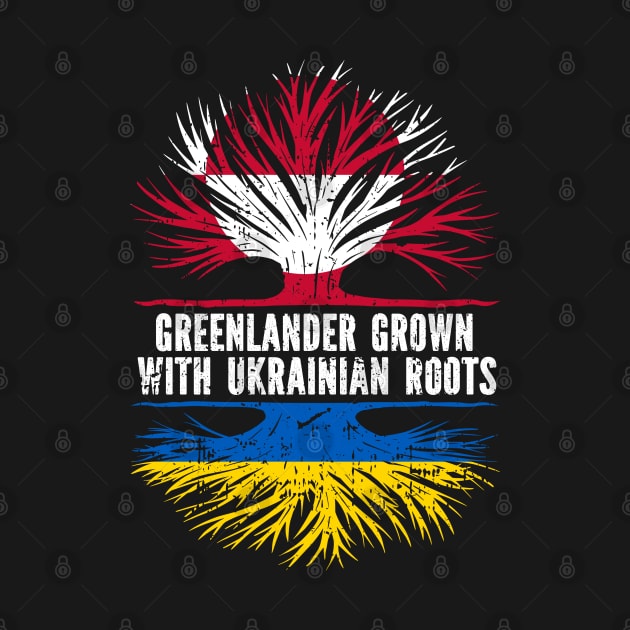 Greenlander Grown with Ukrainian Roots Flag by silvercoin