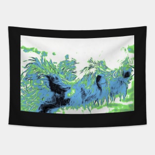 Italian Spinone Head Shake Tapestry