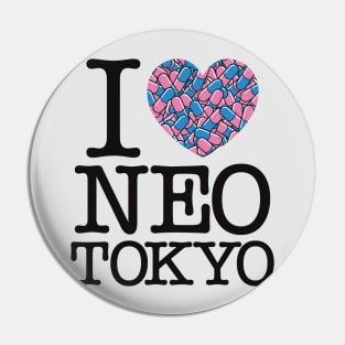 I HEART NEO TOKYO Pin