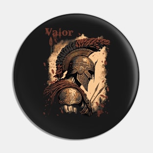 Spartan Valor Pin