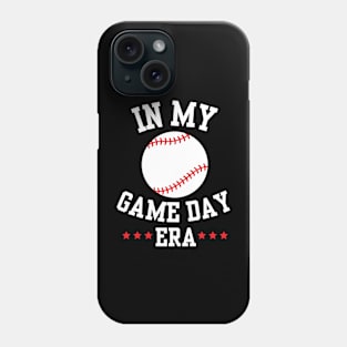 Funny In My Baseball Ball Game Day Era Cool Baseball Player Boys Girls Kids Phone Case
