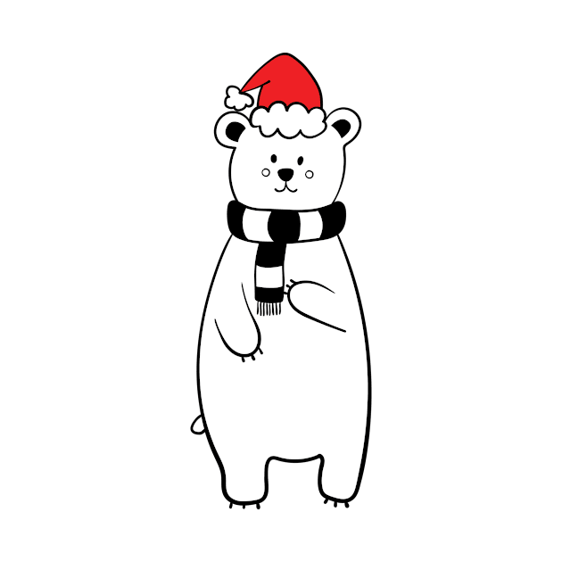 Christmas Bear by hippyhappy