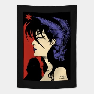 Shuriken - Vampire Bat Tapestry