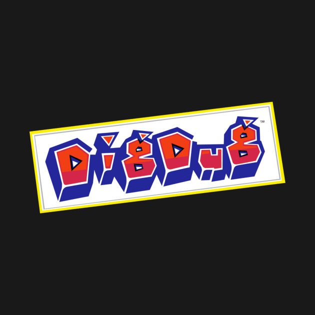 Dig Dug Logo by RoswellWitness