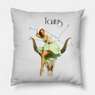 Taurus Zodiac Sign Pillow