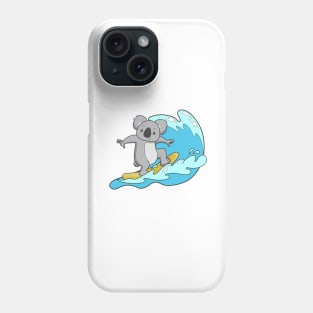 kawaii surfing koala Phone Case