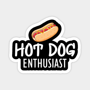 Hot Dog Enthusiast Magnet