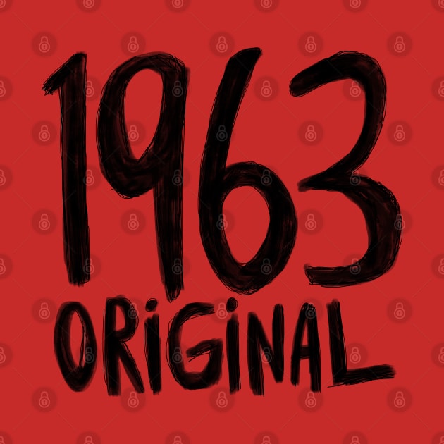 1963 Original, born in 1963, Birth Year 1963 by badlydrawnbabe