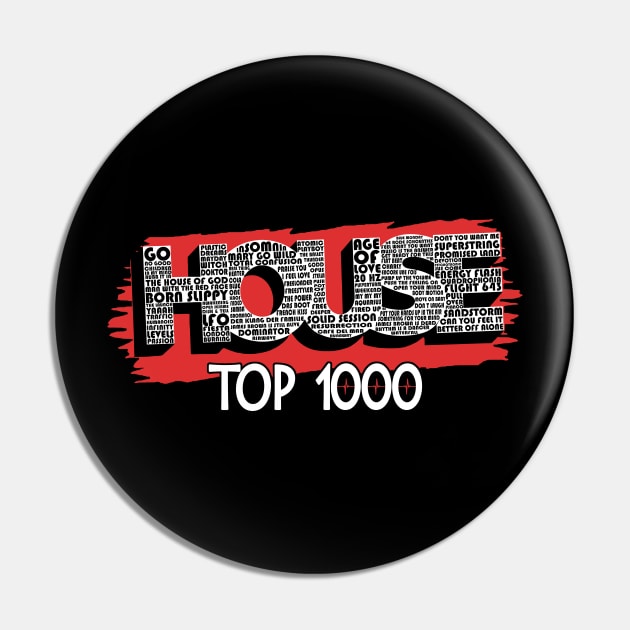 House Top 1000 dubbel bedrukt zwart Pin by WkDesign