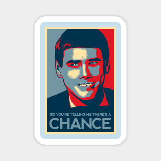 Lloyd Christmas Chance Poster Magnet