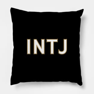 Myers Briggs Typography INTJ Pillow