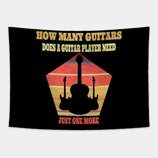 HOW MANY GUITARS DOES A GUITAR PLAYER NEED JUST OÑE MORE Tapestry