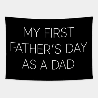 First Time Dad Est 2024 Fathers Day Tapestry