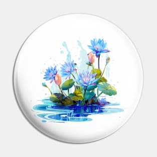 water flowers Pin