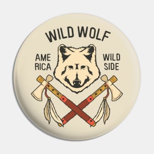 Wild Wolf Pin