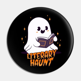 Literary Haunt Pin