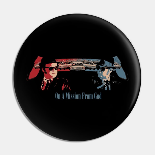 Blues Brothers Mission From God Pin by Heronemus13