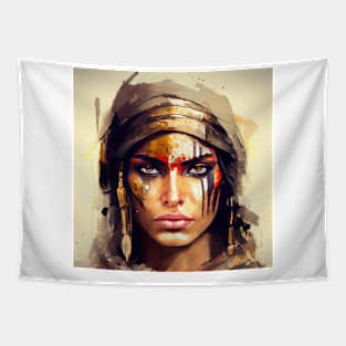 Powerful Egyptian Warrior Woman #4 Tapestry