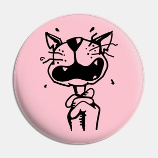 Cat Prayer Pin