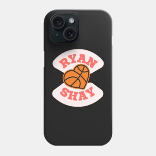 Ryan Shay Basketball Heart - The Right Move Phone Case