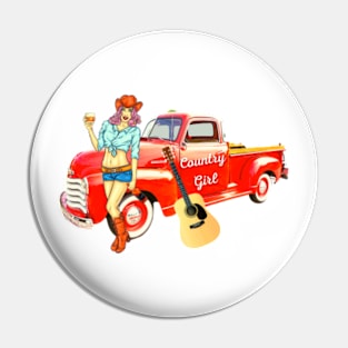 Country Girl Pin