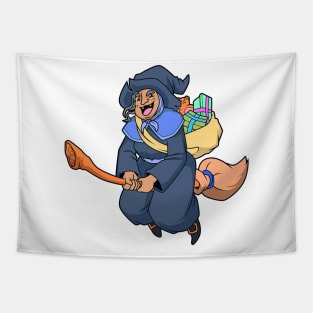 Christmas witch - Befana Tapestry