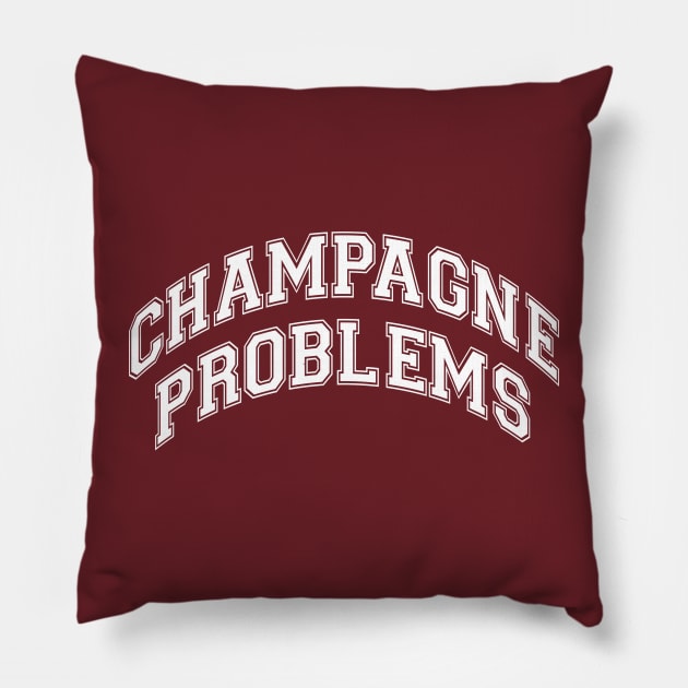 Champagne Pillow by lyndsayruelle