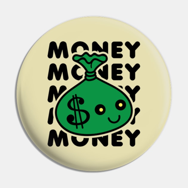 Funny Money bag Pin by Emma Creation