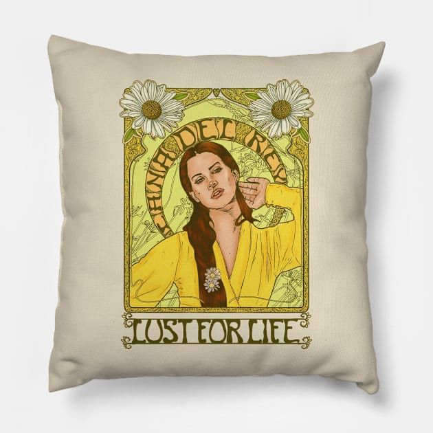 lust 4life Pillow by Block Talk