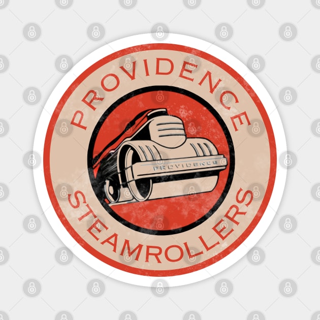 Providence Steamrollers )( Retro Defunct Football Fan Art Magnet by darklordpug