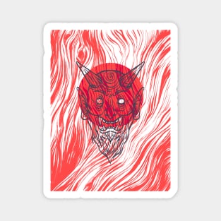 Demon red Magnet