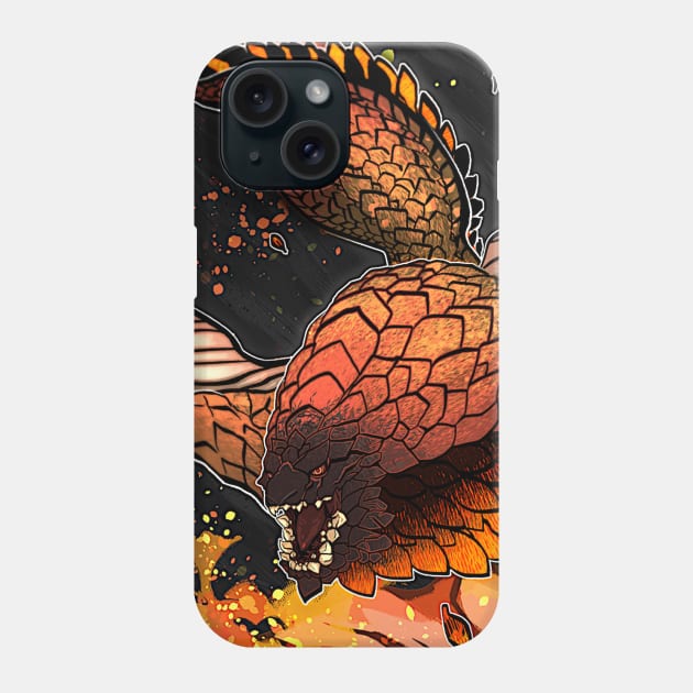 Monster Hunter Bazelguese Phone Case by RudeRubicante