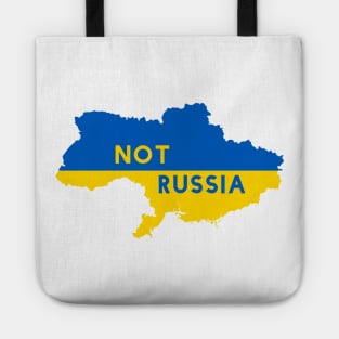 Not Russia Ukraine Map Tote