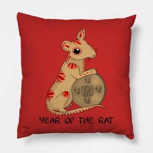 Year of the Rat  - Chinese New Year Pillow