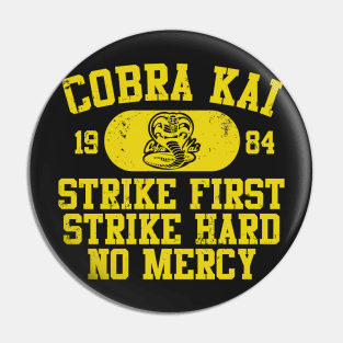 Cobra Kai Vintage Tee Motto (Cobra) Pin