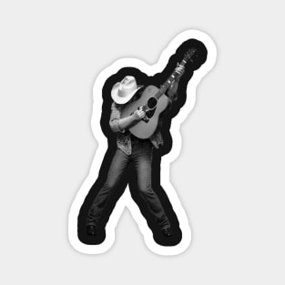 honky-tonk savior Playing Guitar Magnet