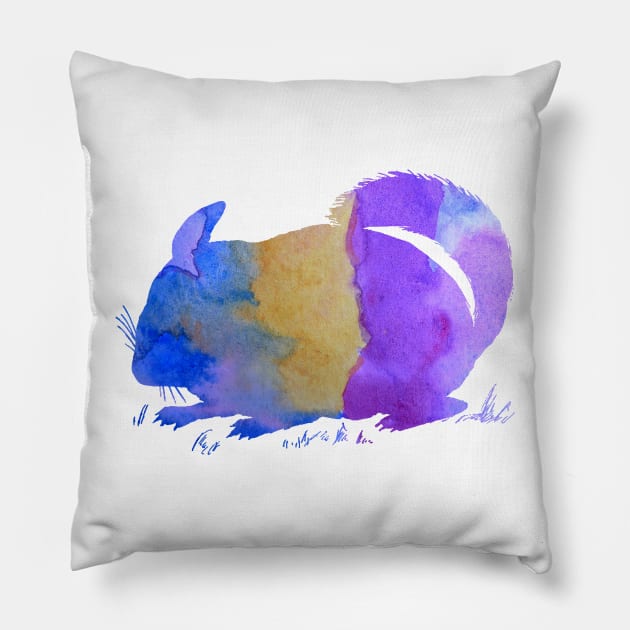 Chinchilla Pillow by BittenByErmines