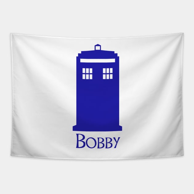 Police Box - Bobby Tapestry by Thedustyphoenix