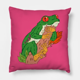 Poison Dart Frogs Pillow